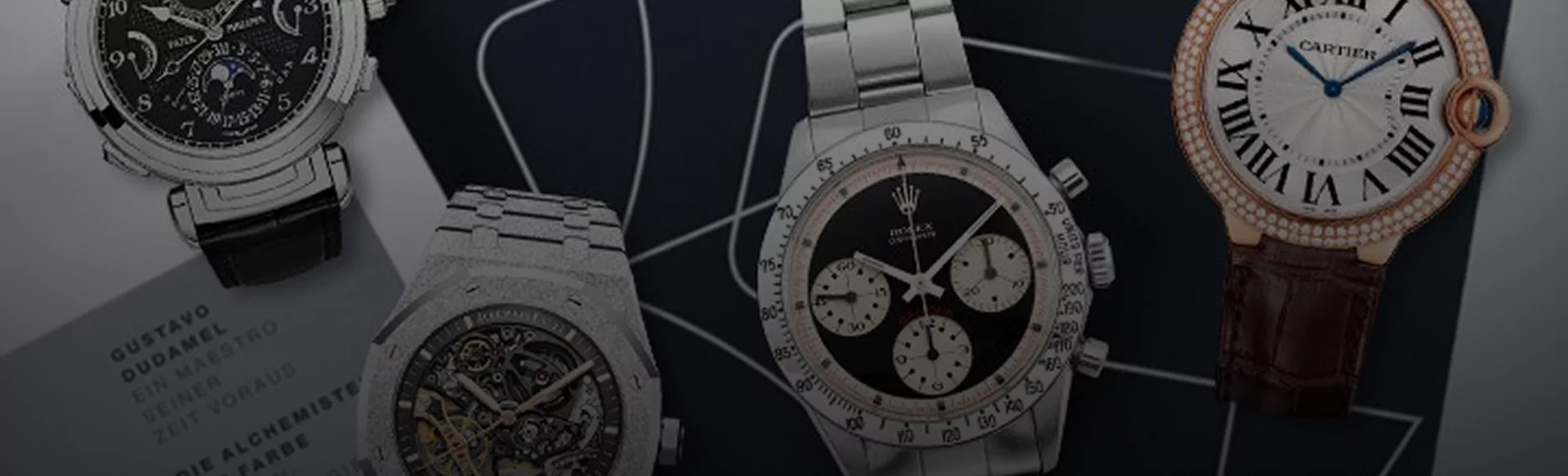 Collection of branded watches and vintage pocket watches available for trade at Gold Leaf New Hartford